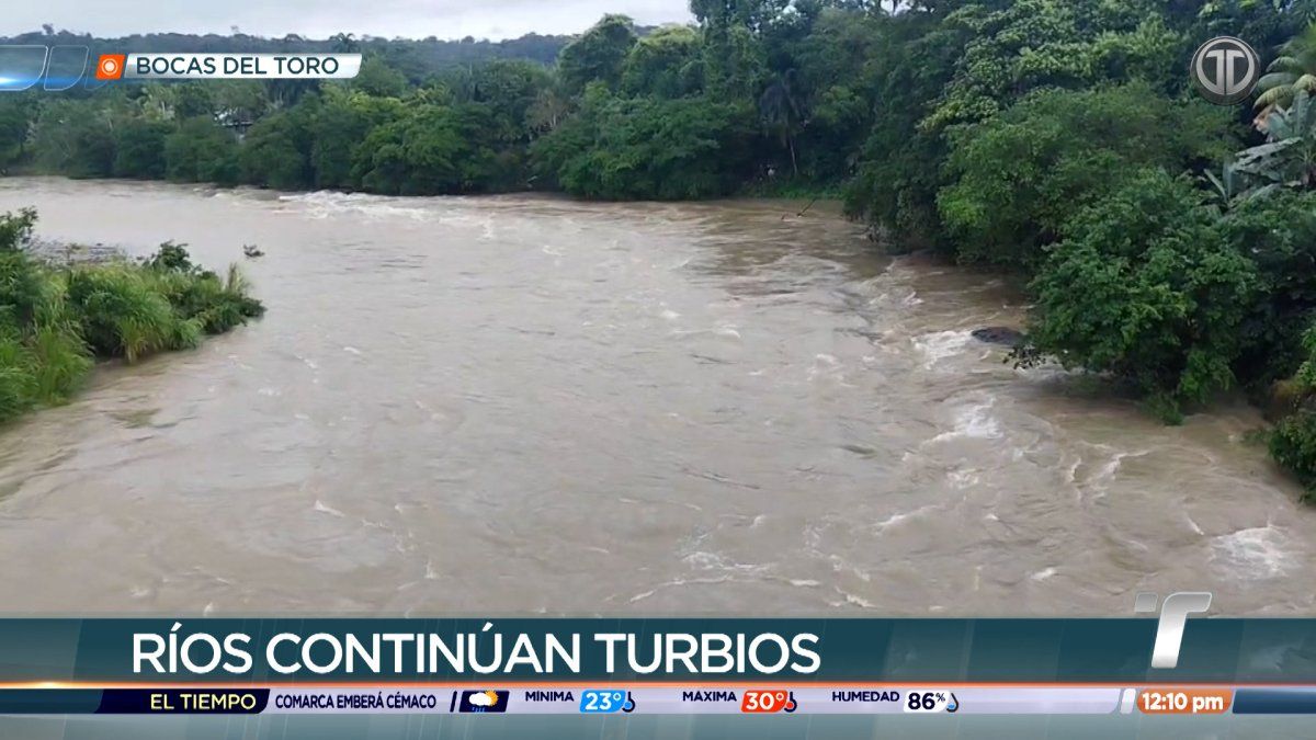 Reportan afectaciones por lluvias en Bocas del Toro