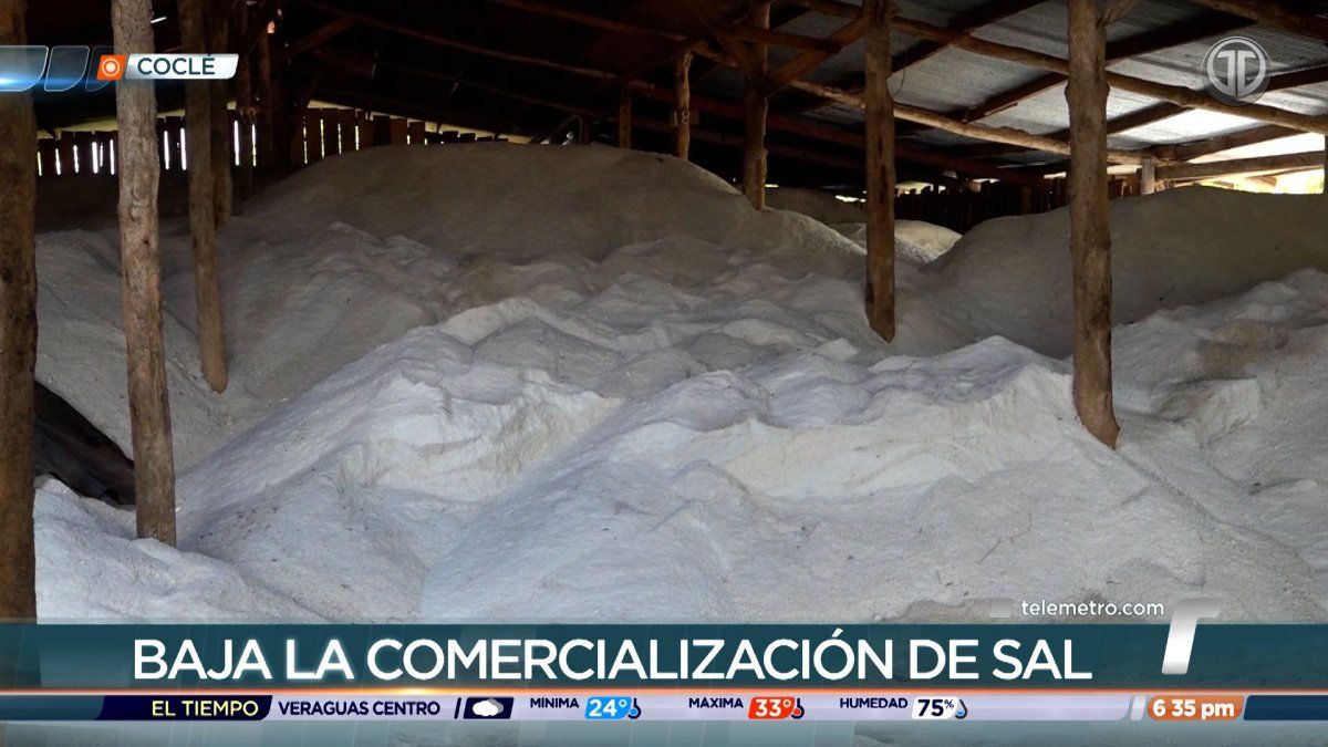 Producción de sal marina en Coclé se encuentra a un 50%