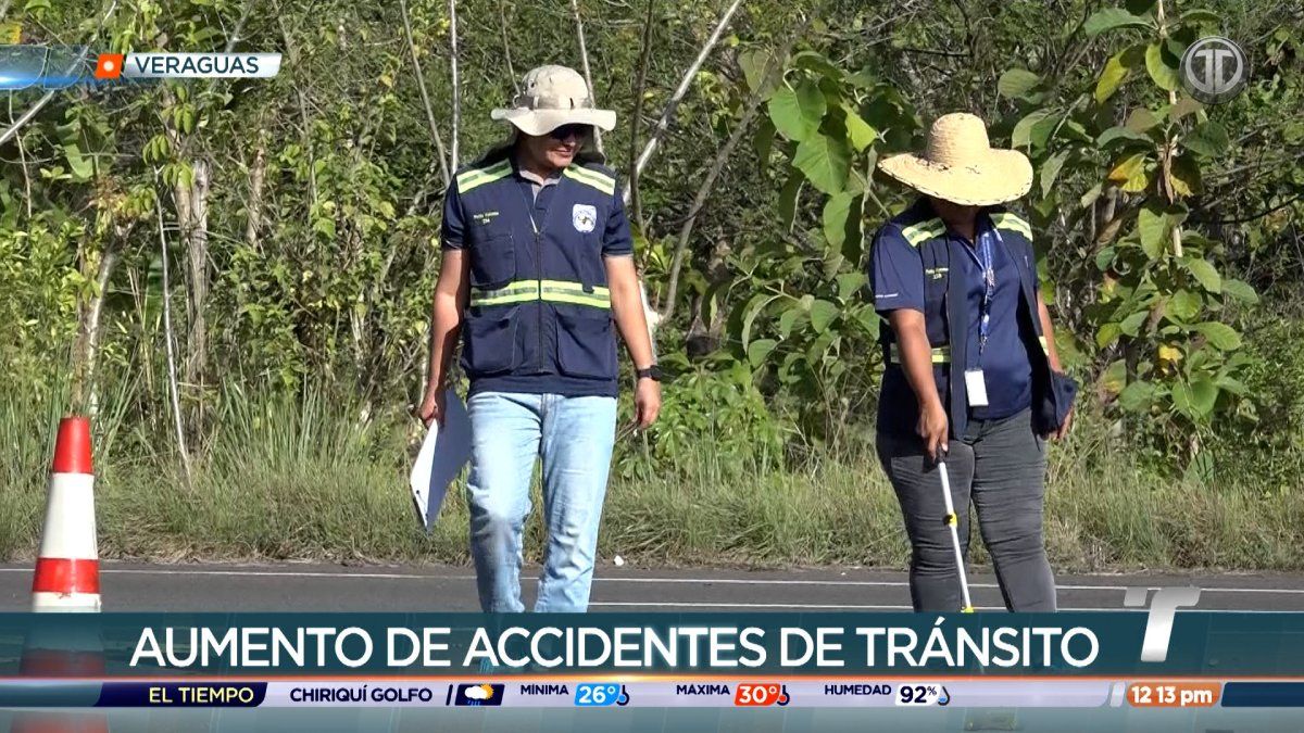 Aumentan los accidentes de tránsito en la provincia de Veraguas
