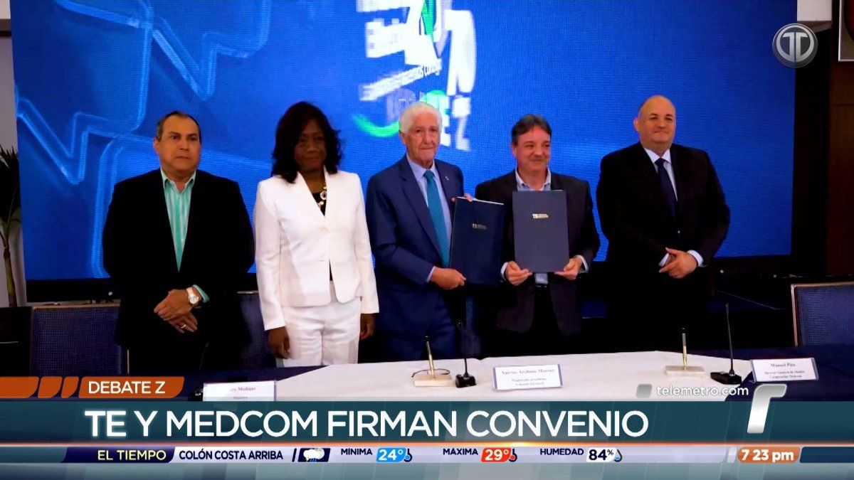 Medcom y Tribunal Electoral firman convenio para desarrollar la segunda generación de Debate Z