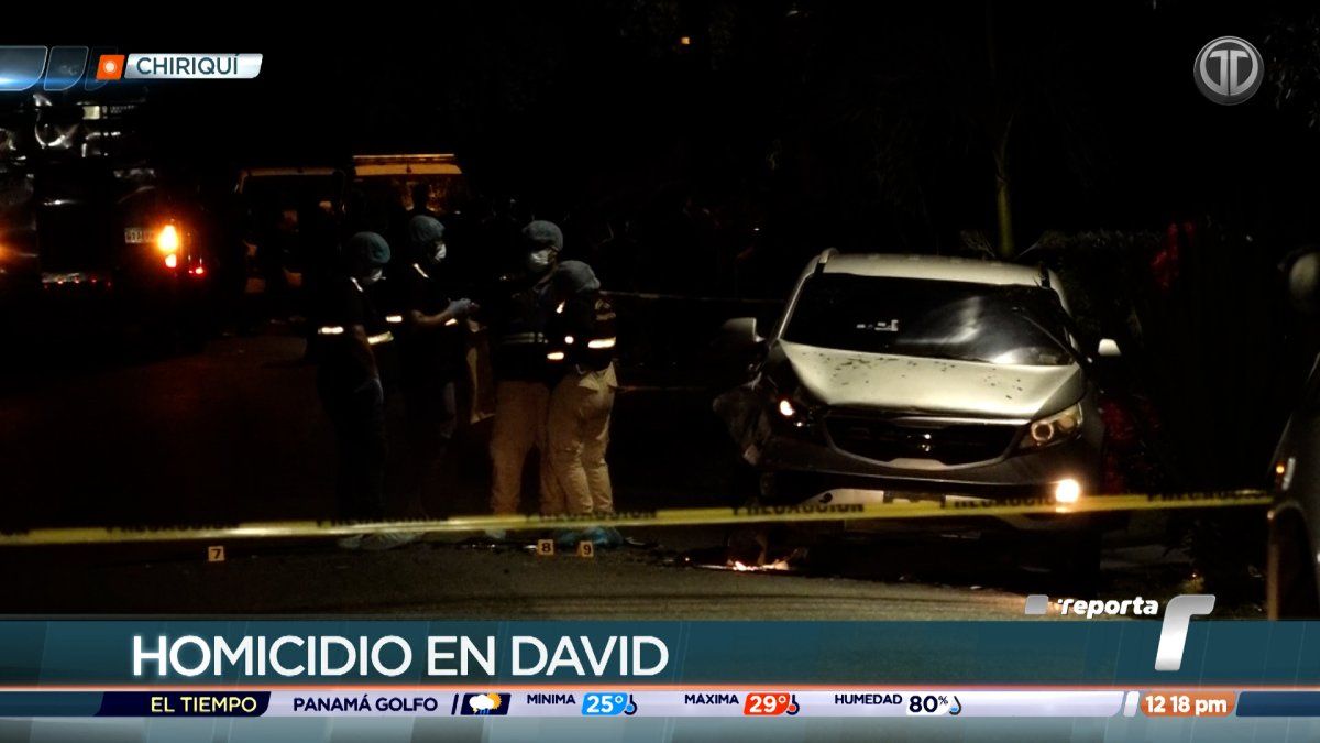 Hombre de 27 años es asesinado de varios disparos en David