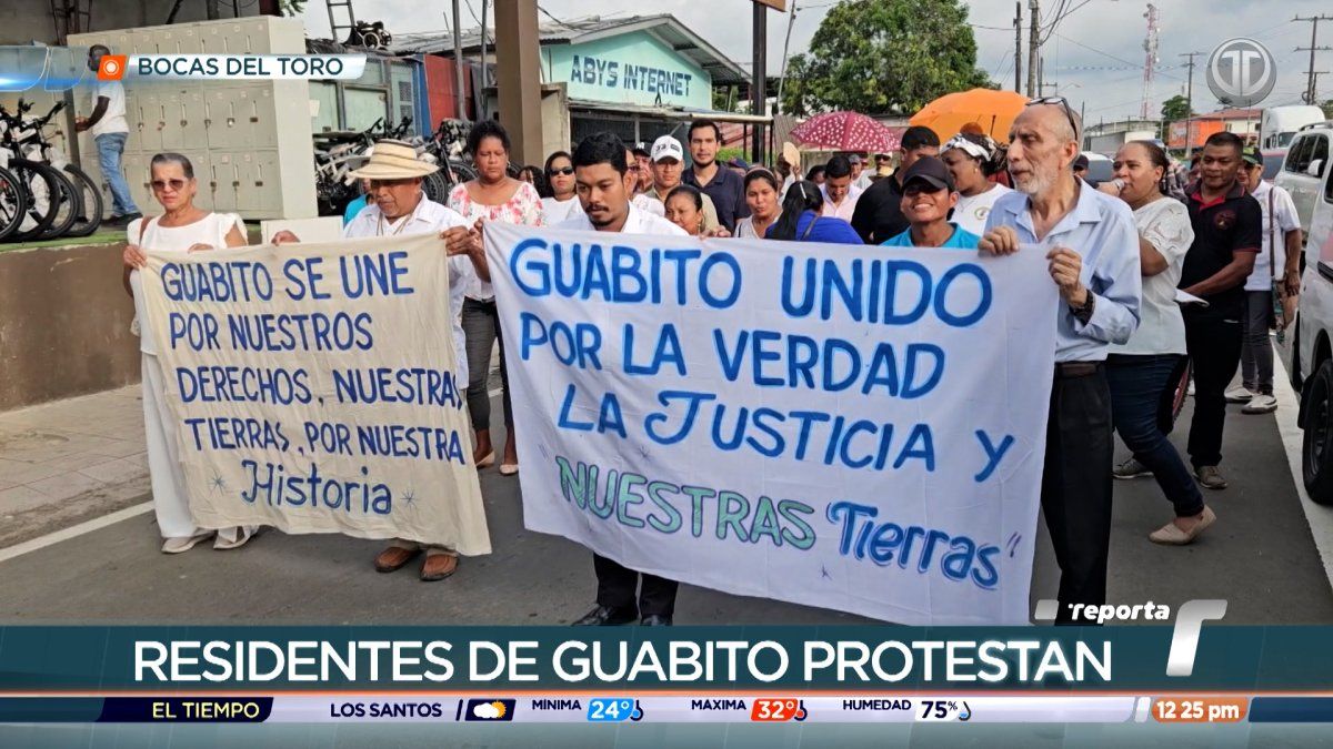 Residentes de Guabito preocupados por solicitud de desalojo de sus terrenos
