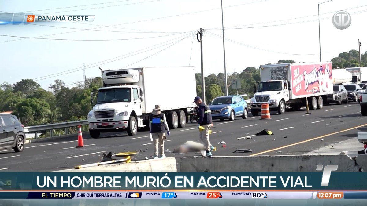 Hombre fallece tras ser atropellado en la Autopista Arraiján - La Chorrera
