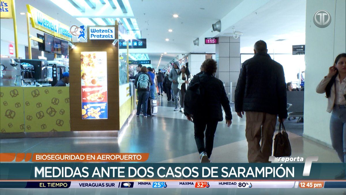 Refuerzan medidas de bioseguridad en Aeropuerto de Tocumen por casos importados de sarampión
