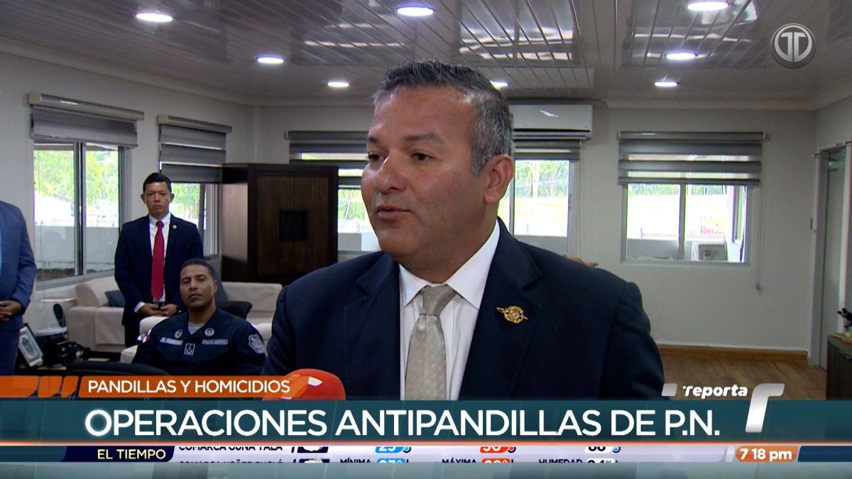Director de la Policía explica estrategia contra el crimen organizado