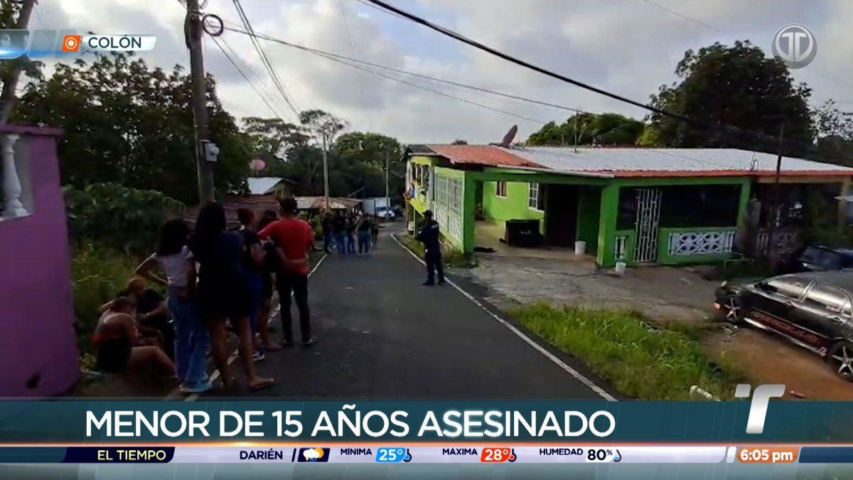 Sigue la ola de violencia en Colón, asesinan a un menor de 15 años