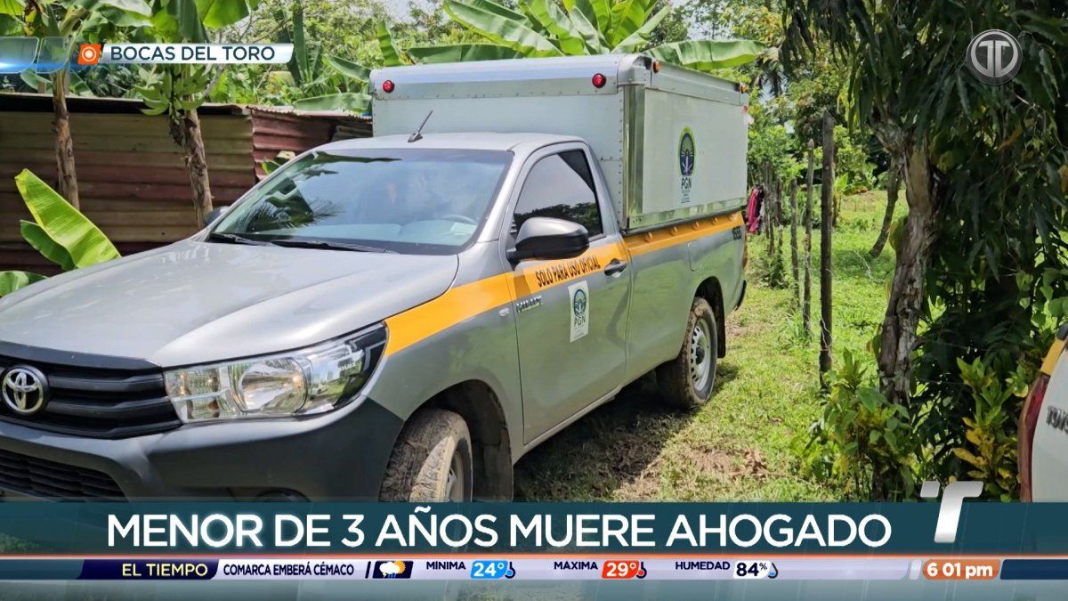 Fallece menor de 3 años tras caer a un pozo en Bocas del Toro