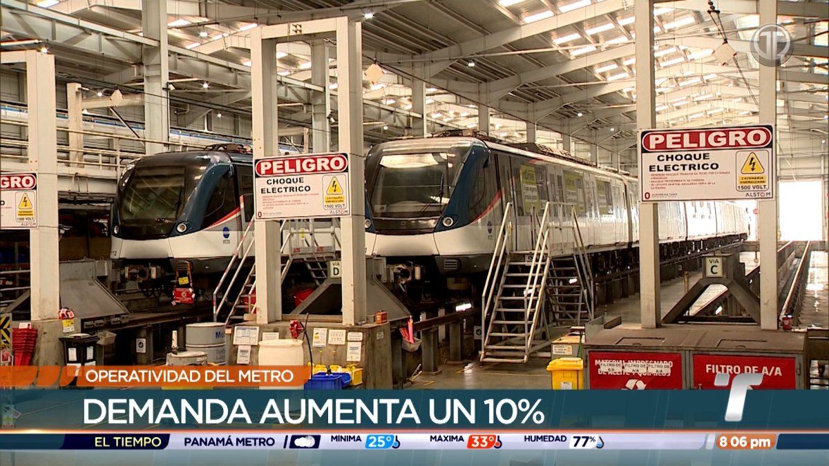 Demanda del Metro de Panamá ha incrementado a 425 mil usuarios