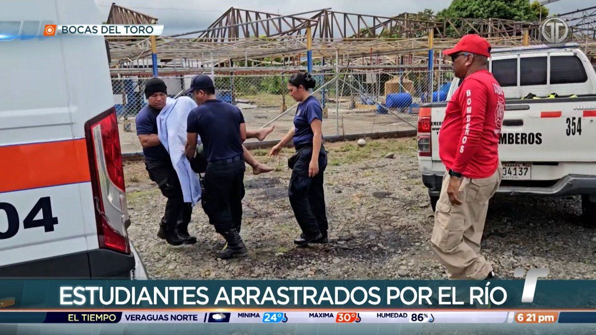 Rescatan a cuatro jóvenes que ingresaron a un río de Changuinola