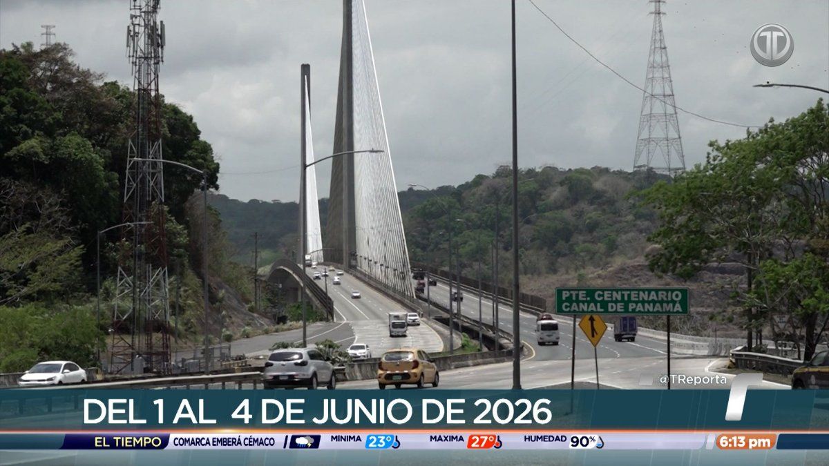 Realizarán cierres parciales en el Puente Centenario del 1 al 4 de junio