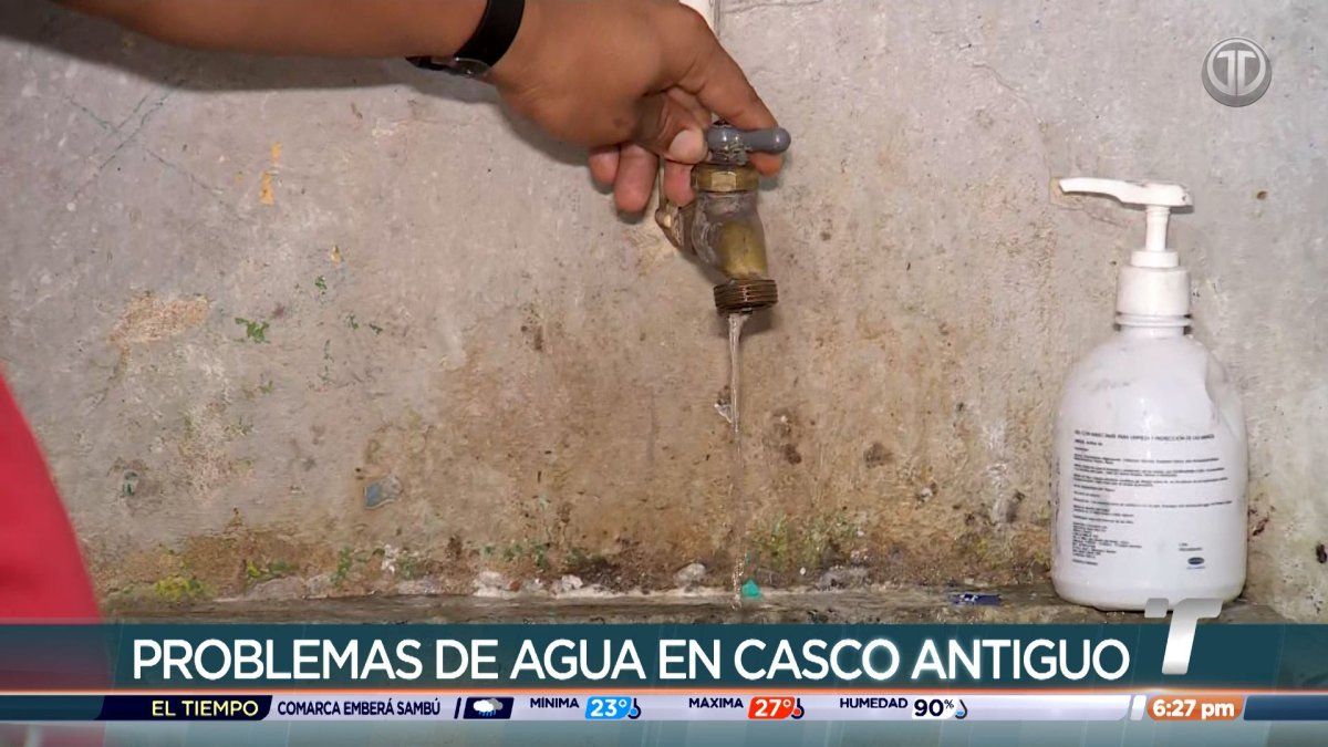Denuncian baja presión y falta de agua en el Casco Antiguo