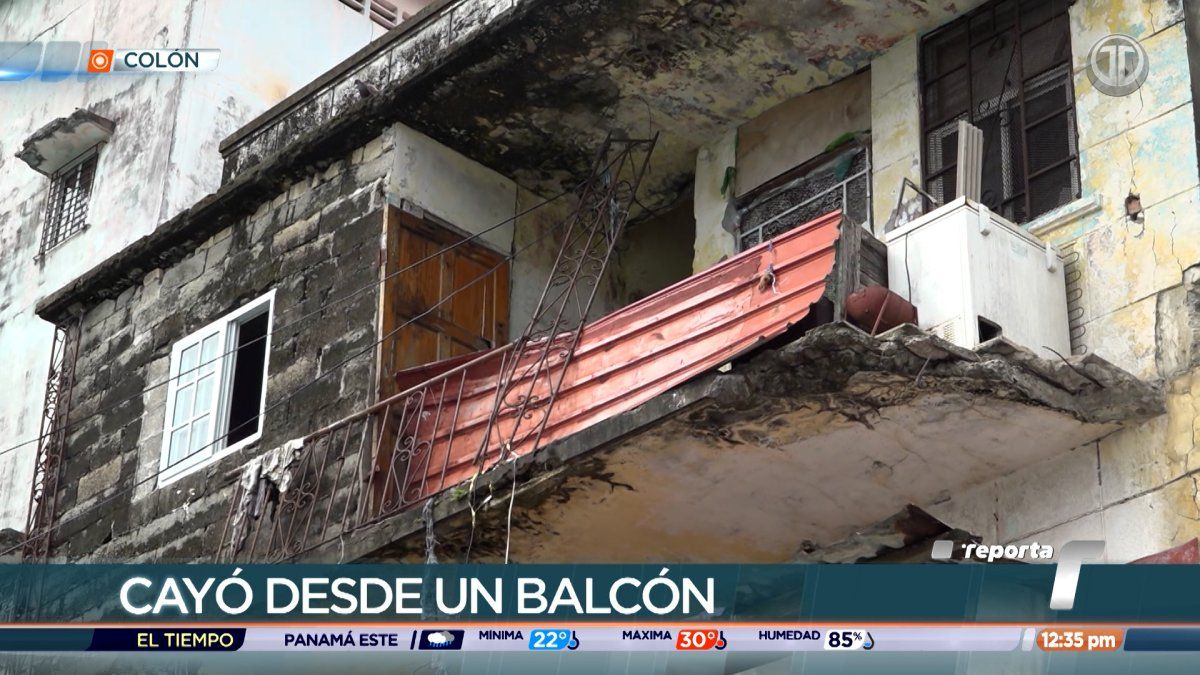 Adulto mayor fallece tras caer desde el balcón de un viejo caserón en Colón