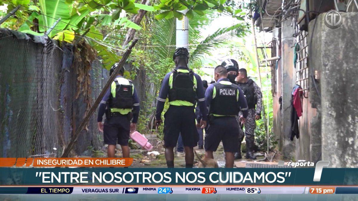 Residentes de Chilibre viven con temor por la inseguridad