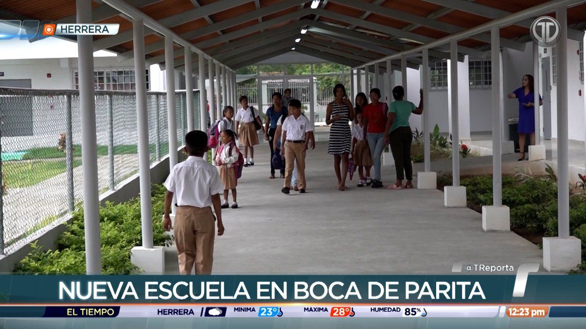 Inauguran nueva escuela de Boca de Parita