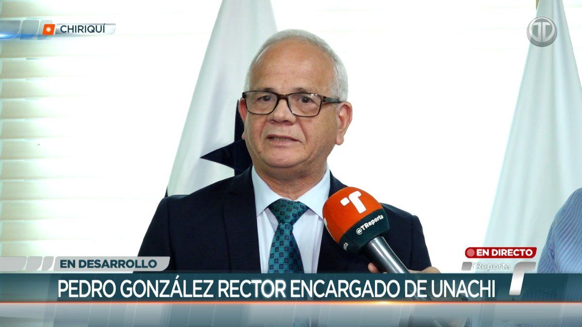 Pedro González asume como rector encargado de la Unachi
