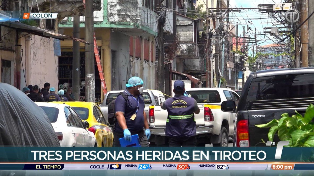 Tres personas resultaron heridas en balacera a plena luz del