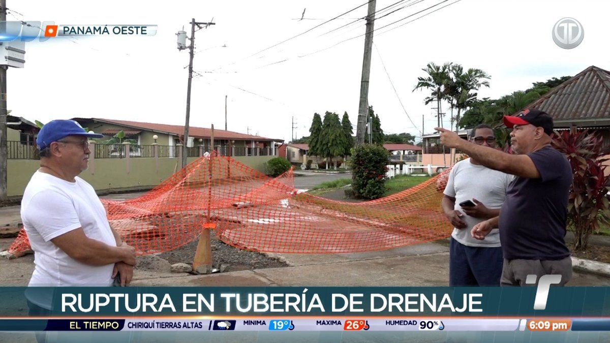 Socavón amenaza con dejar incomunicadas a dos barriadas en Arraiján