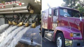 Conductor de cisterna sorprendido extrayendo agua sin autorización en Herrera