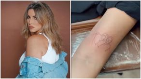 Ingrid De Ycaza se tatúa en el brazo el rostro de sus padres