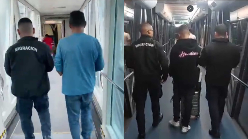 Devuelven colombiano con antecedentes de falsificación de documentos.