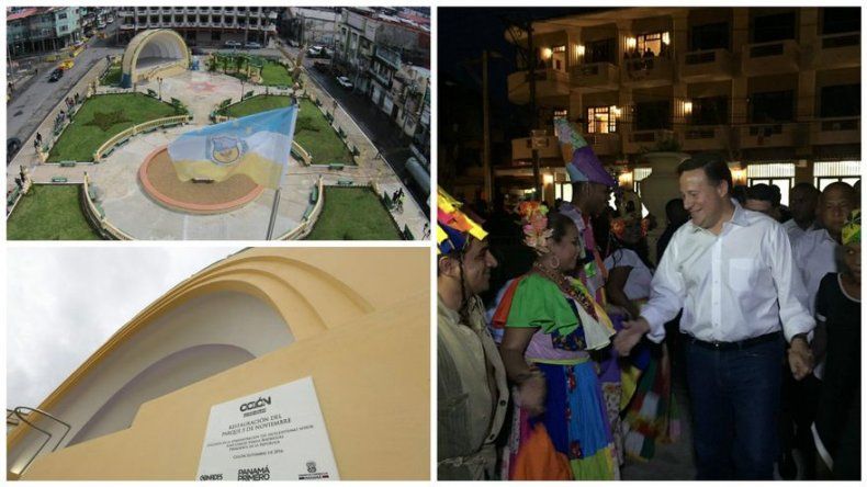 Reinauguran parque 5 de noviembre en la provincia de Colón