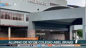 Estudiante es sorprendido con arma de fuego en colegio de Colón
