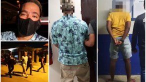 Vistas de la detención del artista de música urbana Kenny Man por apología del delito contra Cortizo.
