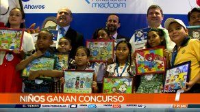 Premian a los niños ganadores del concurso de dibujos Ponle corazón a tus sueños