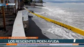 Moradores de Farallón temen por fuertes oleajes