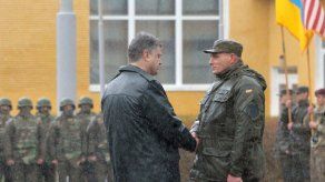 Poroshenko da inicio a las maniobras conjuntas entre Ucrania y Estados Unidos