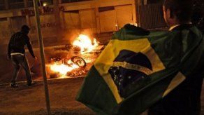 Violencia en protesta en Belo Horizonte