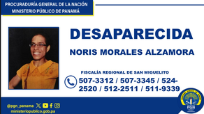 Ministerio Público busca a Noris Morales.