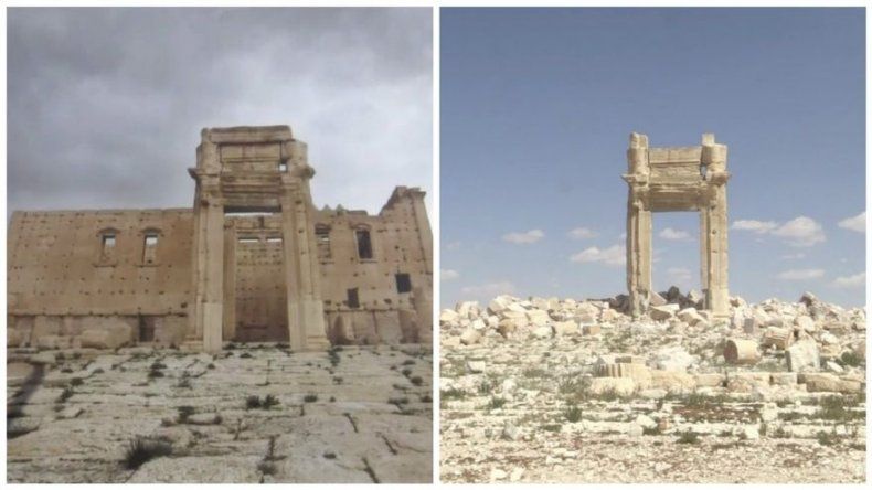 Siria: Palmira semidestruida por Estado Islámico