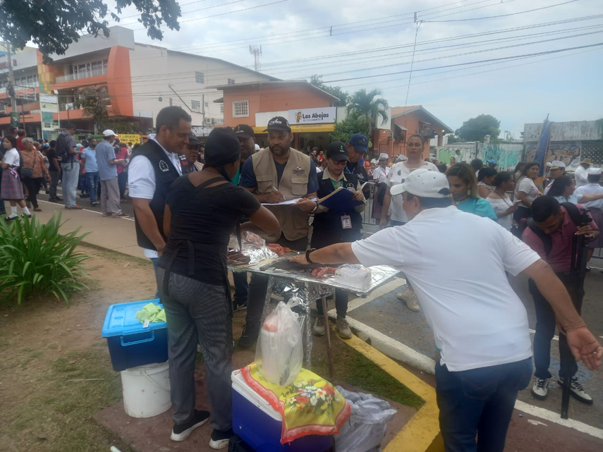 Operativo en fiestas de fundación de La Chorrera.