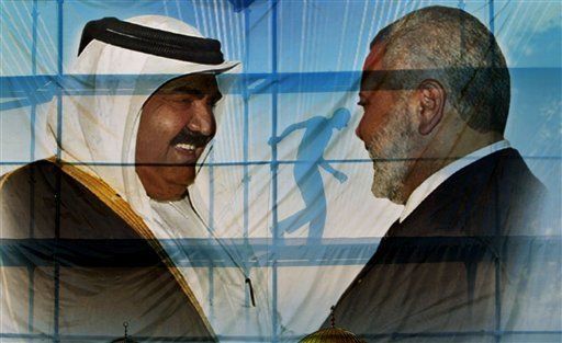 Emir de Qatar visita la Franja de Gaza