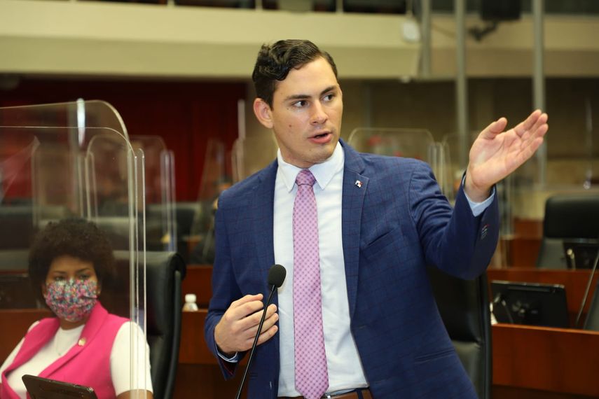 El diputado Juan Diego Vásquez.