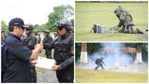 Policía Nacional gradúa 17 técnicos en explosivos Policía Nacional gradúa 17 técnicos en explosivos