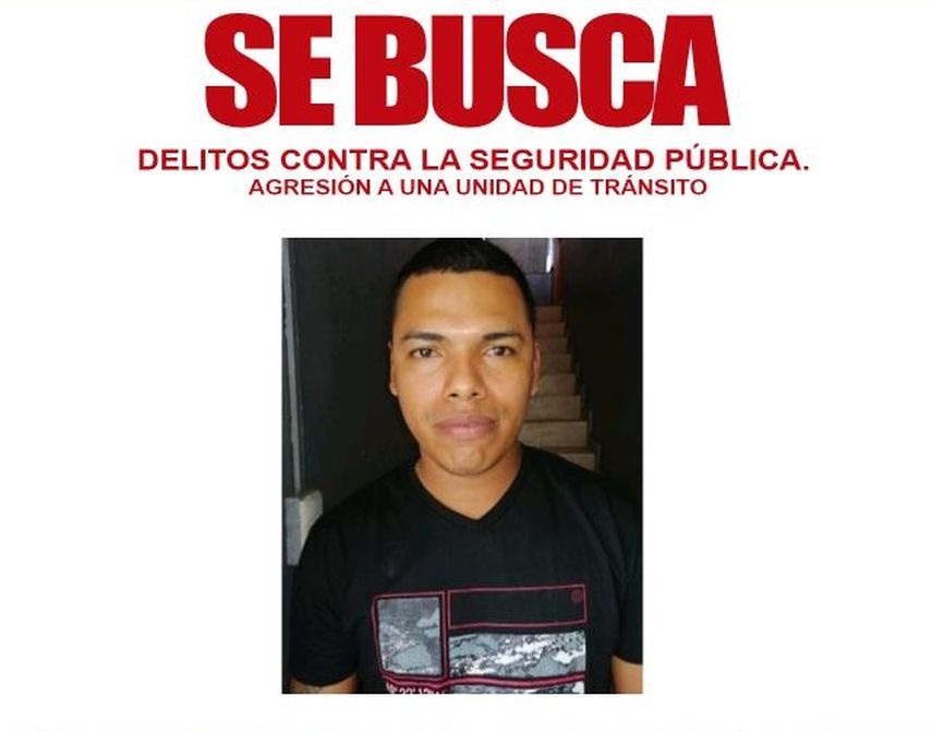 Esta persona está siendo requerida por el delito contra la seguridad colectiva.