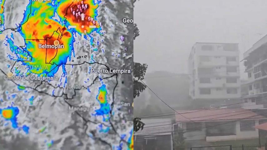 Tormenta Nadine no guarda relación con las lluvias registradas en el país.