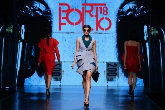 Semana de la moda en Nueva Delhi, India