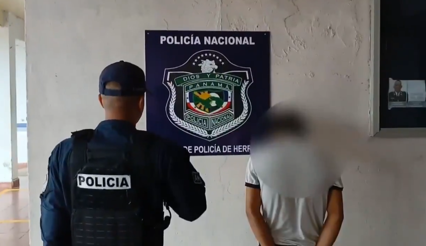 Policía Nacional aprehende a joven por presunta vinculación a homicidio en Herrera