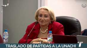 Rectora de la UNACHI, Etelvina de Bonagas.