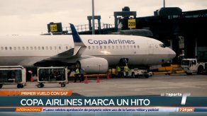 Copa Airlines realiza primer vuelo con combustible sostenible