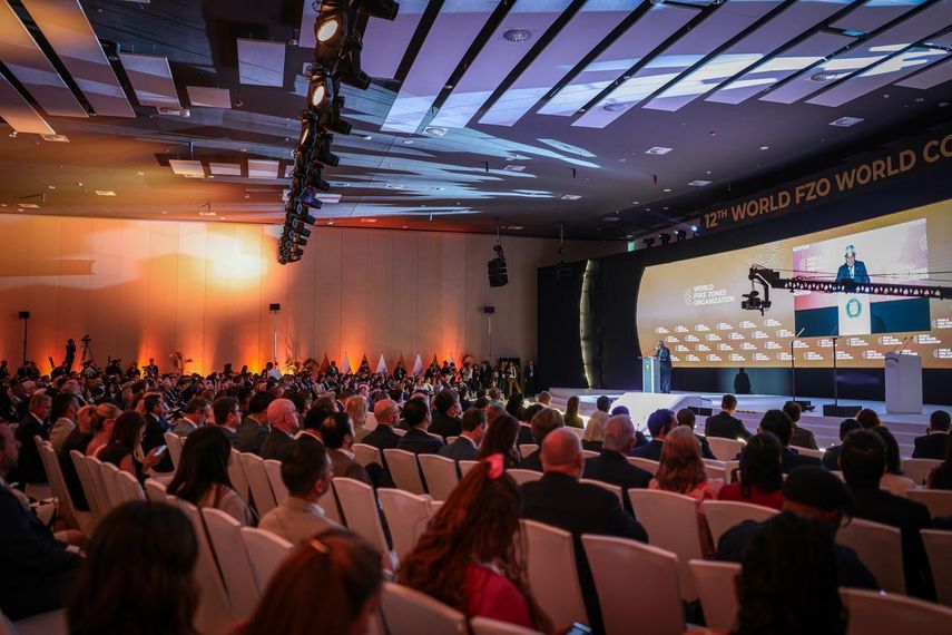 Presidente José Raúñ Mulino en el XII Congreso de la Organización Mundial de Zonas Francas.&nbsp;