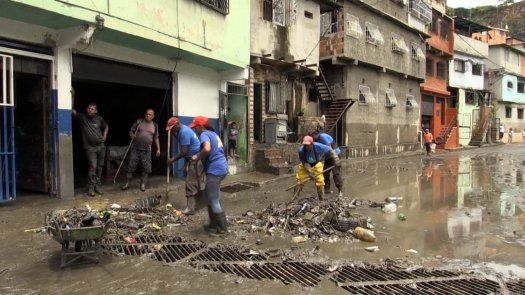 Fue un susto bien grande: lluvias afectan viviendas de un millar de familias en Venezuela