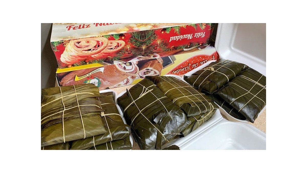 Las hallacas y el pan de jamón llegan a Lima desde Venezuela por la Navidad