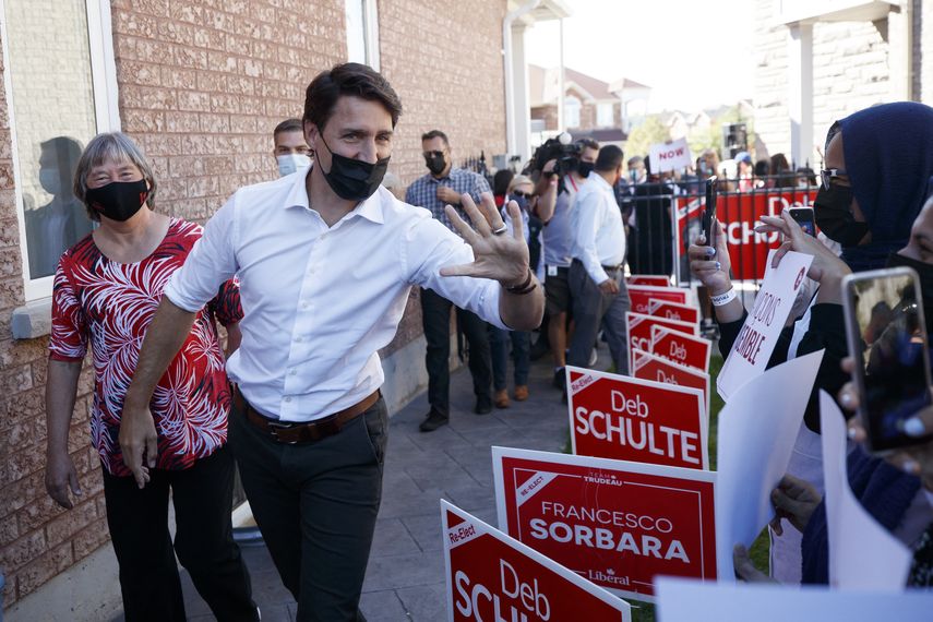 El primer ministro de Canadá
