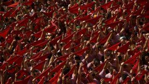 Pamplona inaugura los sanfermines con el “chupinazo”