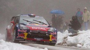 Loeb cerca de la victoria en rally de Montecarlo