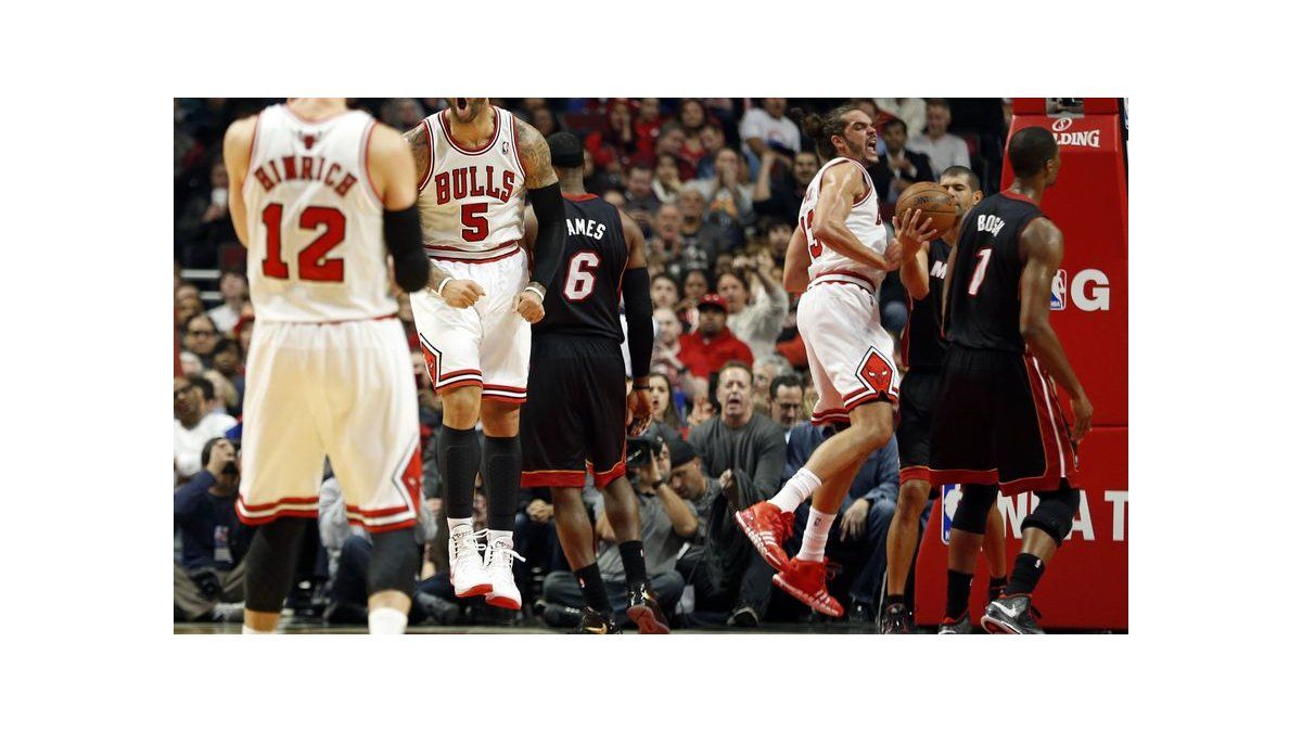Campeones Heat encajan 2da derrota al ceder ante los Bulls